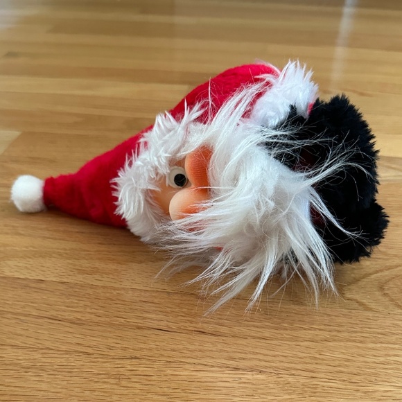 Rennoc Corporation 1984 Rubber Faced Plush Santa Gnome Vintage - Picture 10 of 13